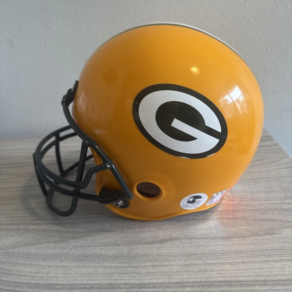 Franklin Green Bay Packers NFL Plastic Youth Non-Contact Display Helmet Vintage